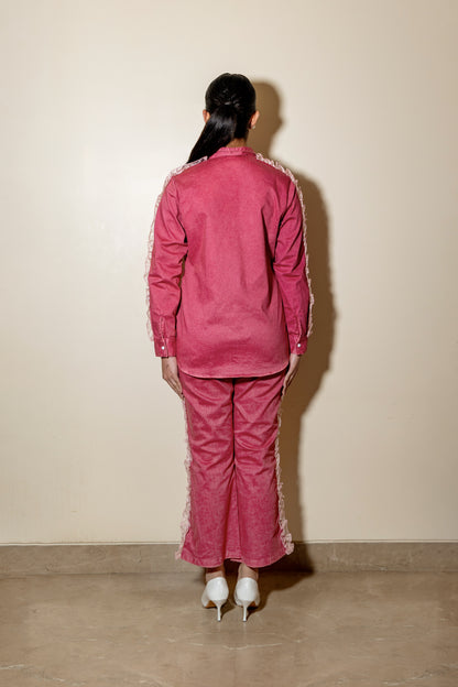 The Ruffle Denim Pants
